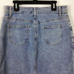 Sincerely Jules  Maxi High Slit Denim Skirt Size 3/25 NWT Photo 4