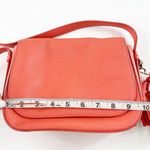 Kate Spade Orchard Street Flap Foldover Leather Crossbody Bag Purse Coral Orange Photo 4