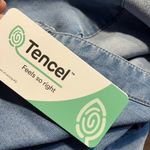 Velvet Heart Denim Dress Women's Small Tiered Mini Short Sleeve Casual Blue New Photo 11