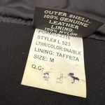 Vintage FIRST Black 100% Genuine Leather Biker Vest Women’s Halter Vest Size M Size M Photo 11