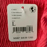 Free People 🆕 Bright Red Full Hearts Tank L 🆕 Photo 13