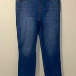Spanx Womens Ankle Straight Leg Jeans in Vintage Indigo Photo 5