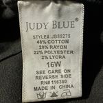 Judy Blue  Bootcut Flare jeans pull on  size 16W black Photo 11
