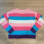 Lilly Pulitzer  Amala Sweater Striped Crew Neck Wool Blend Size M Photo 5