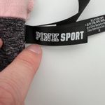 Victoria's Secret PINK Seamless Lightly Lined Racerback Sports Bra Gray Women S Photo 3