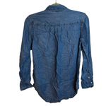 A New Day  Chambray Denim Popover Top Photo 1