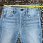 7 For All Mankind  Denim 27 Light Blue Wash High Waisted Vintage Straight Jeans Photo 5
