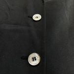 Milano Silk Wool Embroidered Blazer Black Size 8 Photo 4