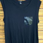 Merona  Black Crop Muscle T Sz S Photo 2