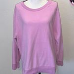 PINK - Victoria's Secret Victoria’s Secret Pink preppy fuzzy lilac pullover sweatshirt Photo 0
