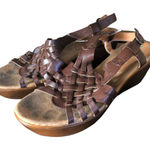 JCPenney‎ YUU Dora wedge sandals size 10 Brown Photo 0