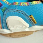 Keen  Knotch Creek Sz 7 Open Toe Sandals Shoes Blue Yellow Adaptive Hook & Loop Photo 8