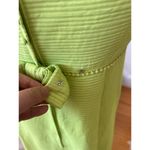 Vintage 60s Lime Green Lace Applique Maxi Party Dress Size XS Photo 6