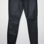 Ann Taylor NEW coated wax super skinny curvy fit black jeans, women size CURVY 4 Photo 4