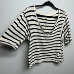 We The Free  Head In The Clouds Womens Top S Linen Cotton Crop Flowy Boho Beach Photo 5