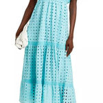 T Tahari  Eyelet Midi Dress Size Medium‎ Photo 0