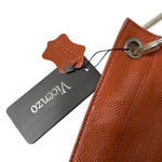 Vicenzo brown leather extra large hobo bag Melissa artsy work commute shoulder Brown Size XL Photo 8