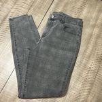 Maurice's High Rise Gray Plaid Print Jegging Large Long EUC Photo 6