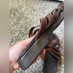 Timberland Women’s Brown‎ Braided Leather Sandals Smart Comfort System Size 7.5 Photo 9