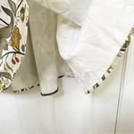 AVERIE Zaila Sleeveless Floral Print Botanical Pleated Midi Dress Size L‎ NWT Tan Size L Photo 2