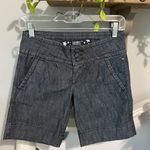 Celebrity Pink  Jeans Shorts Cotton Navy Blue Low Rise Bermuda Womens 1 Chino Photo 1