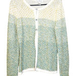 Susan Bristol  Size Small Cotton Rayon Button Pastel Vintage Top Cardigan Knit Photo 0