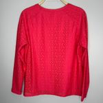 Coolibar Long Sleeve‎ Top Size Large Pink UPF 50+ Sun Protection Swim Cover Photo 5