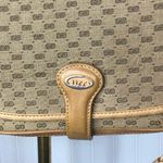 Gucci Micro GG Monogram Leather & Canvas Single Flap Crossbody Shoulder Bag Photo 8