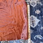 Ellen Tracy  100% Silk Cap Sleeveless Cowl Neck Blouse Tank Top Orange Size 8 Photo 9