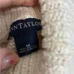 Ann Taylor Cozy Cream  Turtleneck Sweater M Photo 3