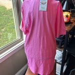 Gildan NWT Hot Pink Bling Cowboy Hat Tee Shirt Top Size Small Photo 2