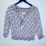 Tory Burch Nadia Embroidered Leaf Smocked Peasant Top Blouse Tassel Size 4 Photo 3