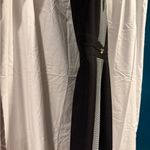 Tahari Gray and Silver Sheath Dress V-neck Sleeveless Photo 1