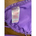 NoBo Crochet Rainbow Triangle String Bikini top Large (11/13) Festival‎ Dopamine Purple Photo 3