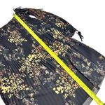 Aritzia Raison Off Shoulder Pleated Floral Whimsigoth Dress Photo 9