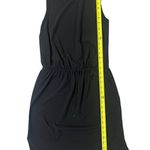 Athleta  Rincon Dress Knee Length Cinch Drawstring Waist Black Womens XS Photo 8