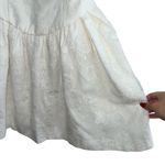 Self Portrait NEW NWT  Strapless Cream Lace Bandeau Belted Mini Dress Photo 7