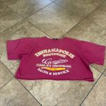 Harley Davidson  maroon crop top size large  Photo 3