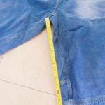 Women’s Wide Leg Baggy Denim Shorts Y2K Streetwear Vintage Washed Jean Bermuda Blue Size 31 Photo 6