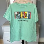 Comfort Colors Marthas Vineyard Beach Bum Tshirt Cotton Shirt Womens Medium Photo 5