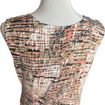 Harvé Benard Womens Harve Bernard Abstract Criss-Cross Jersey Knit Sleeveless Dress - Sz L Photo 2