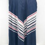 Tommy Hilfiger A-line sweep maxi skirt preppy nautical patriotic size 16 Photo 5