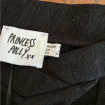 Princess Polly  black skirt with slit size 4 Photo 2