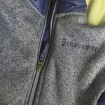 Free Country Women's Sweater Fleece Quilted Hybrid Vest, Grey/Purple Photo 6