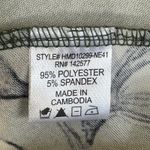 Haute Monde Strapless Flounce Hem Dress Womens L Green Floral Ruffle Tropical Photo 5