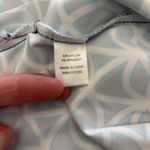 Lulu B Top Women XL Blue Geometric Nylon Stretch V Photo 8
