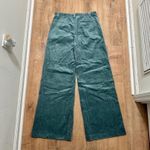 MALIPARMI | NWT Teal Corduroy Wide Leg Pants, Italy, EU 46 / US 14/16 (XL/XXL) Green Size undefined Photo 1