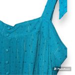 Rose + Olive  sz large tank top ties on shoulder adjustable elastic stretch back Photo 7