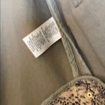 Rebecca Taylor hooded jacket military green womens size 8 brass clasp closures Photo 2