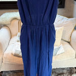 Universal Threads Universal Thread Navy Sleeveless Jumpsuit medium Photo 0